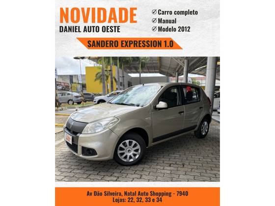 RENAULT SANDERO 1.0 EXPRESSION 16V FLEX 4P MANUAL